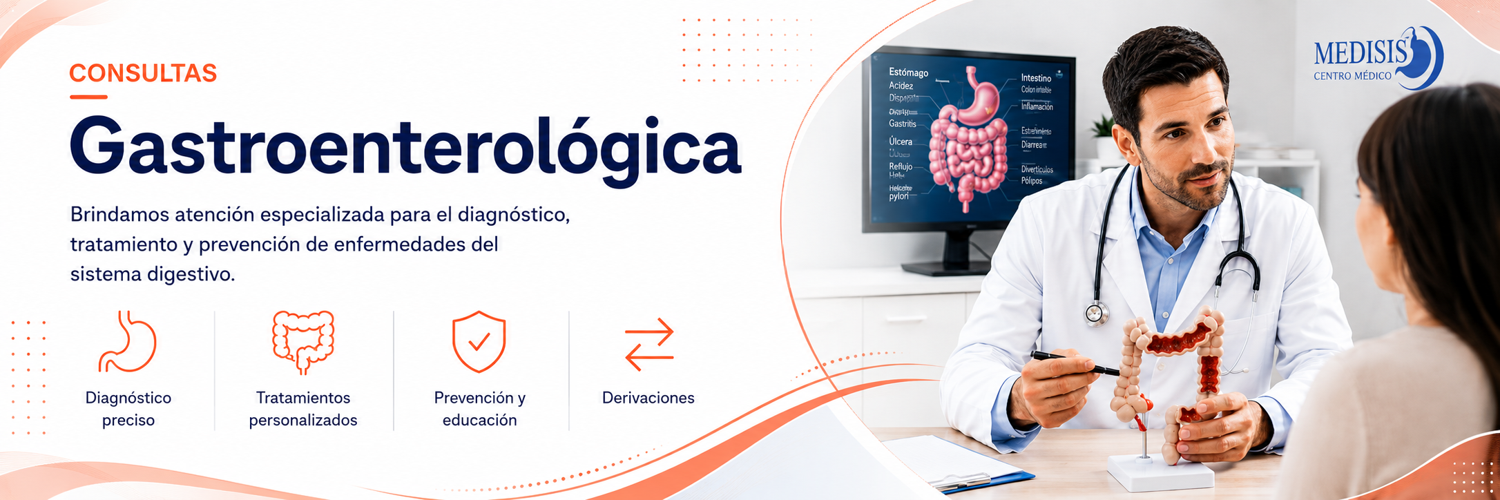 Consulta gastroenterológica: evaluación clínica y diagnóstico integral