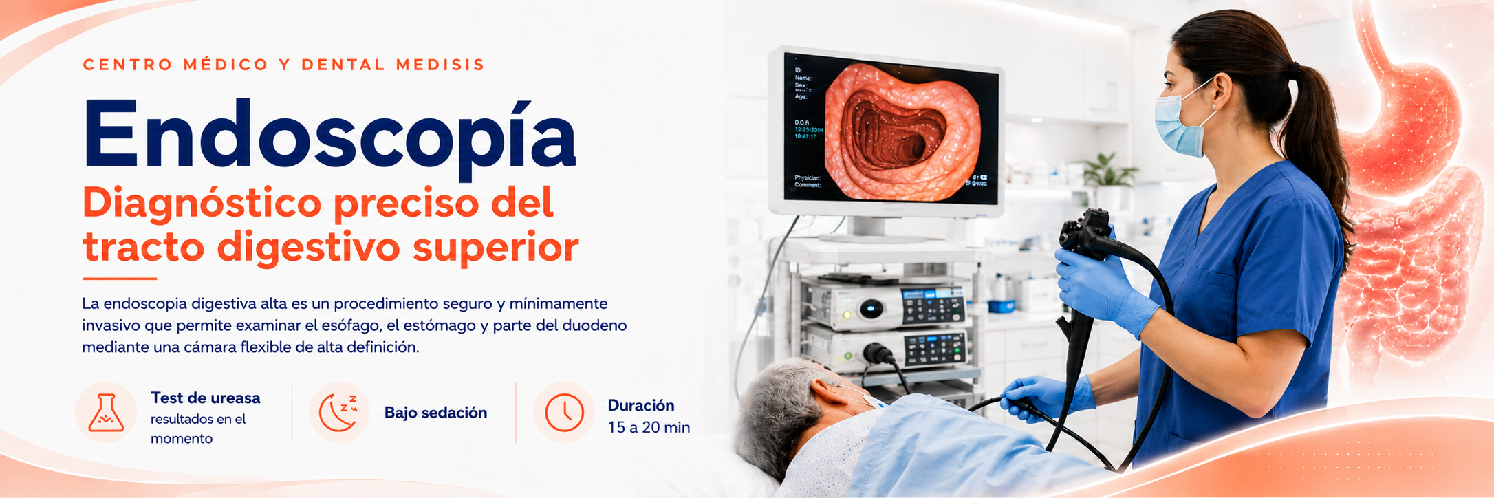 Endoscopia: diagnóstico preciso del tracto digestivo superior