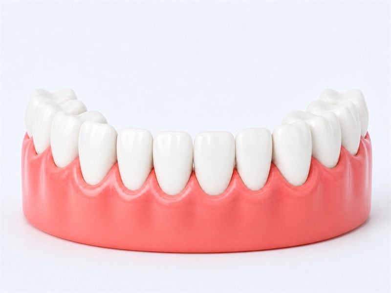 Arcada dental rehabilitada y estable