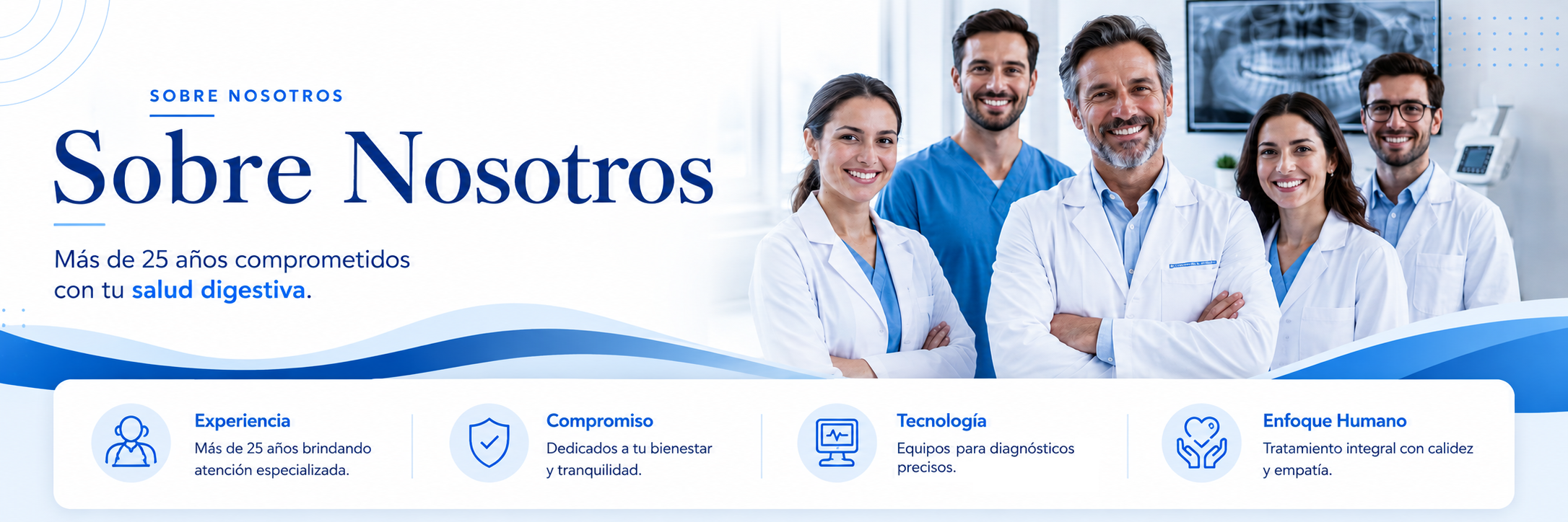 Tecnología y equipo clínico de Centro Médico Medisis