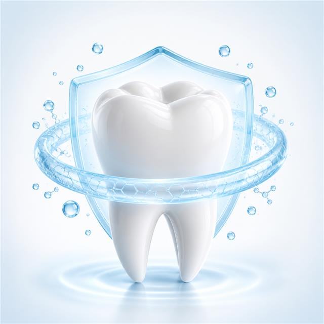 Protección dental mediante fluoración